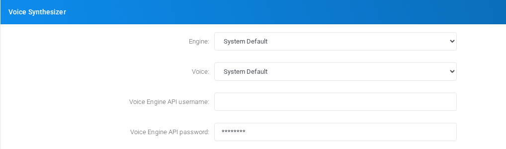 Voice Synthesizer section on the page.