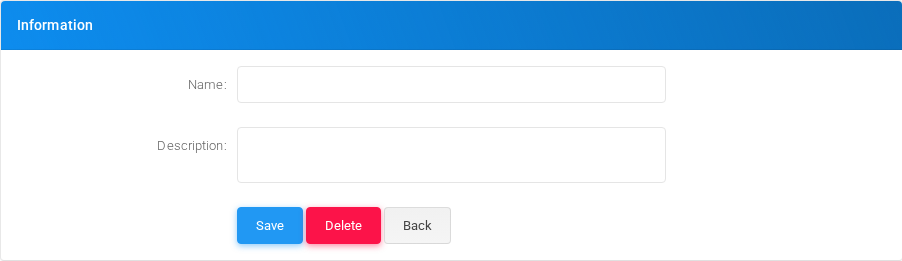 Do Not and Only Allow Call Lists add/edit form.
