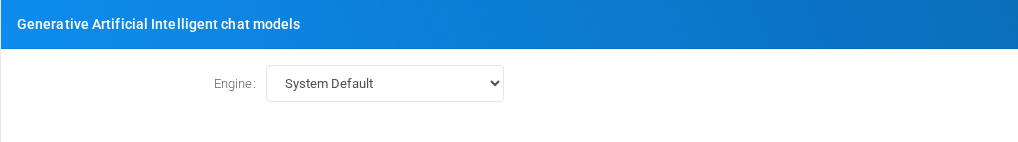 Generative Artificial Intelligent chat models section on the page.