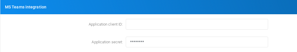 MS Teams integration section on the page.